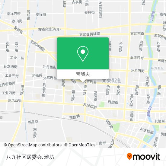 八九社区居委会地图