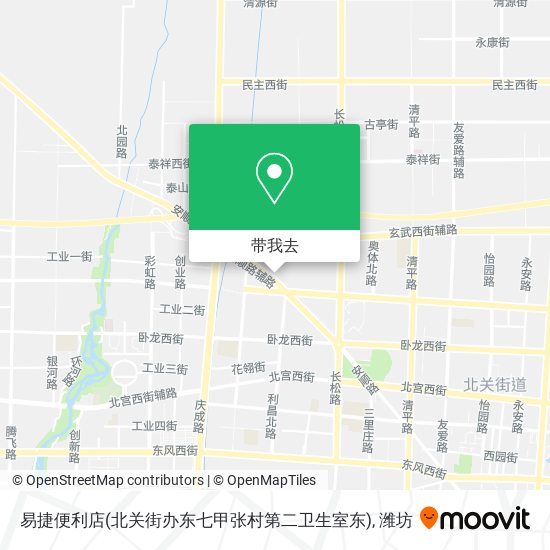 易捷便利店(北关街办东七甲张村第二卫生室东)地图