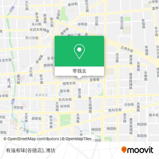 有滋有味(谷德店)地图