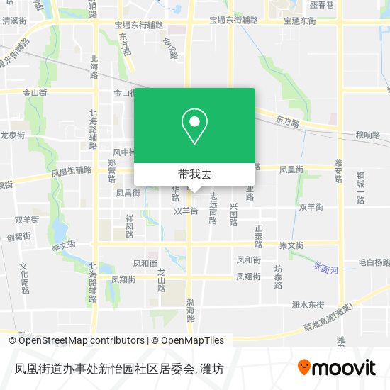 凤凰街道办事处新怡园社区居委会地图