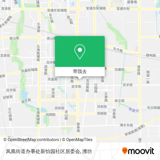 凤凰街道办事处新怡园社区居委会地图