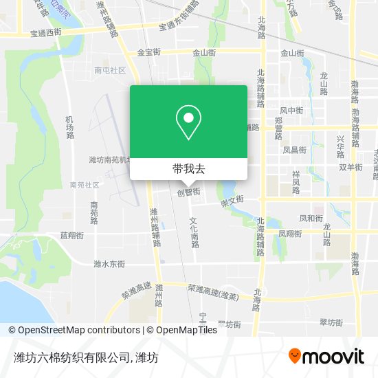 潍坊六棉纺织有限公司地图