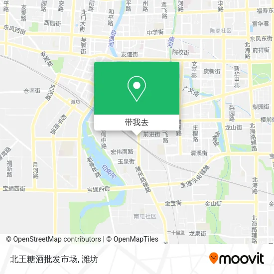 北王糖酒批发市场地图