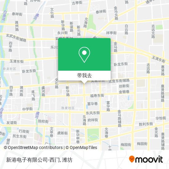 新港电子有限公司-西门地图
