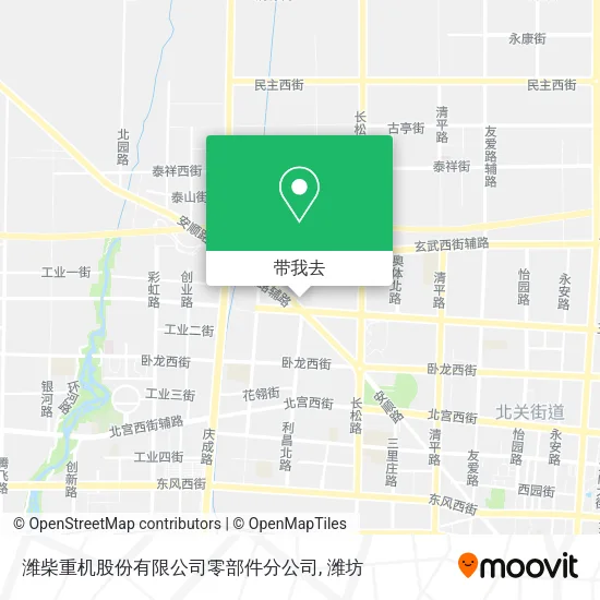潍柴重机股份有限公司零部件分公司地图