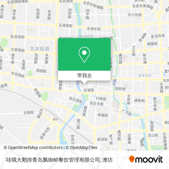 哇哦大鹅排青岛飘御鲜餐饮管理有限公司地图