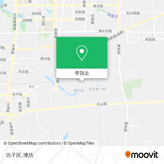 坊子区地图