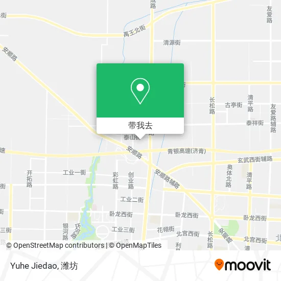 Yuhe Jiedao地图