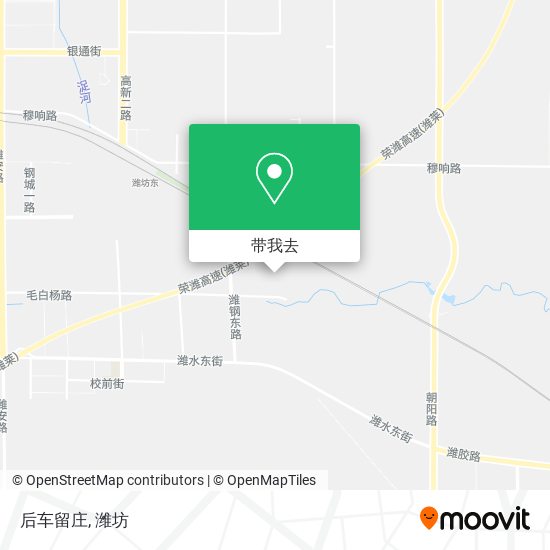 后车留庄地图