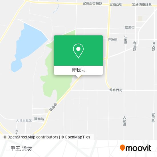 二甲王地图