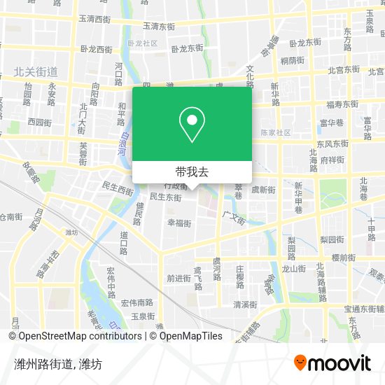 潍州路街道地图
