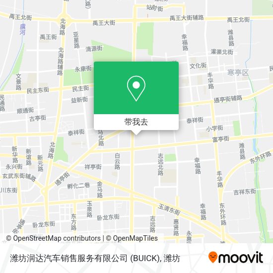 潍坊润达汽车销售服务有限公司 (BUICK)地图