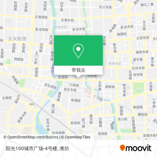 阳光100城市广场-4号楼地图