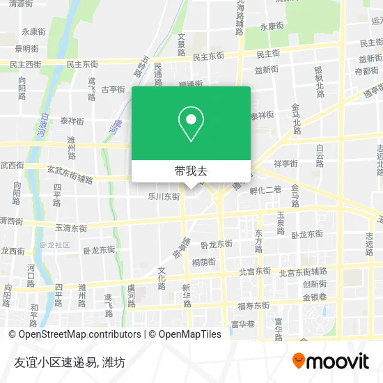 友谊小区速递易地图