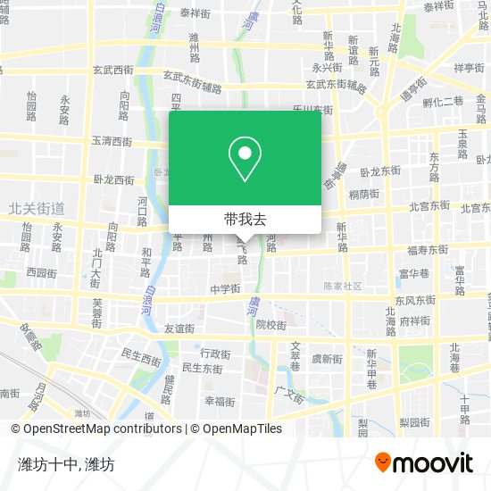 潍坊十中地图