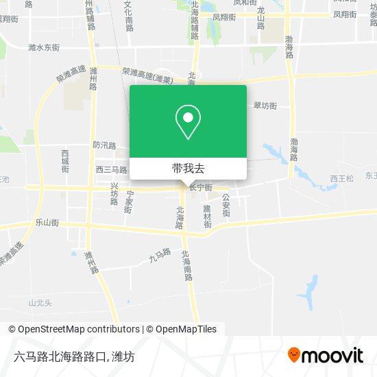 六马路北海路路口地图
