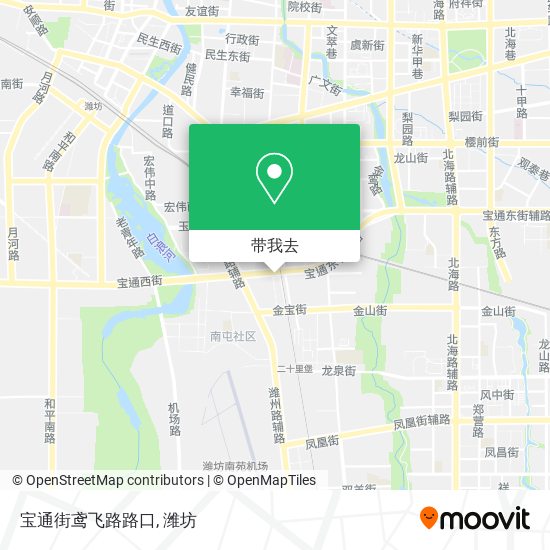 宝通街鸢飞路路口地图