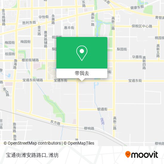 宝通街潍安路路口地图