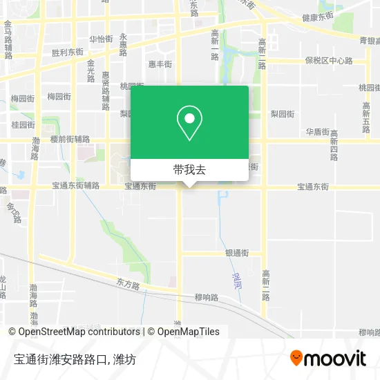 宝通街潍安路路口地图