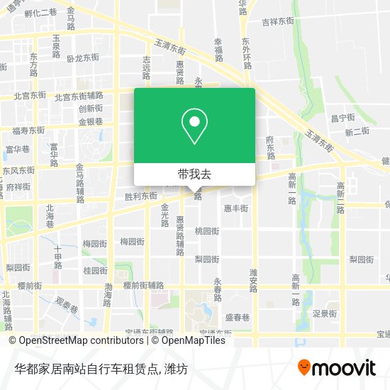 华都家居南站自行车租赁点地图