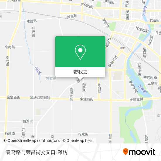 春鸢路与荣昌街交叉口地图