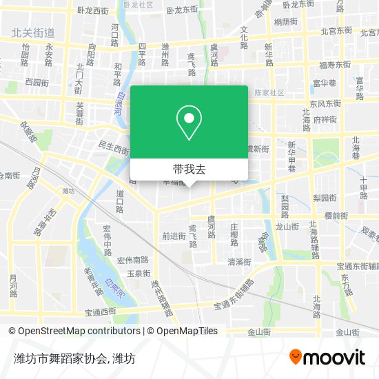潍坊市舞蹈家协会地图