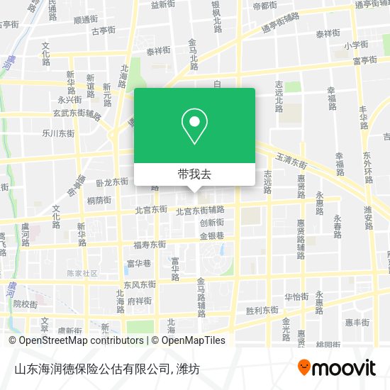 山东海润德保险公估有限公司地图