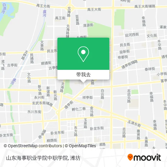 山东海事职业学院中职学院地图