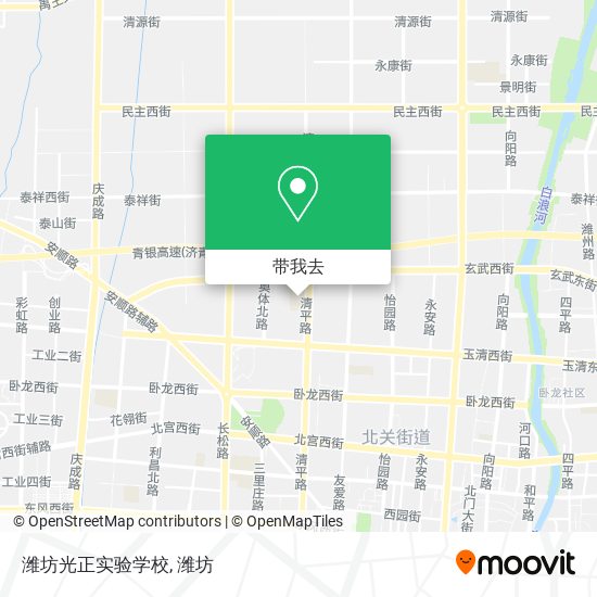 潍坊光正实验学校地图