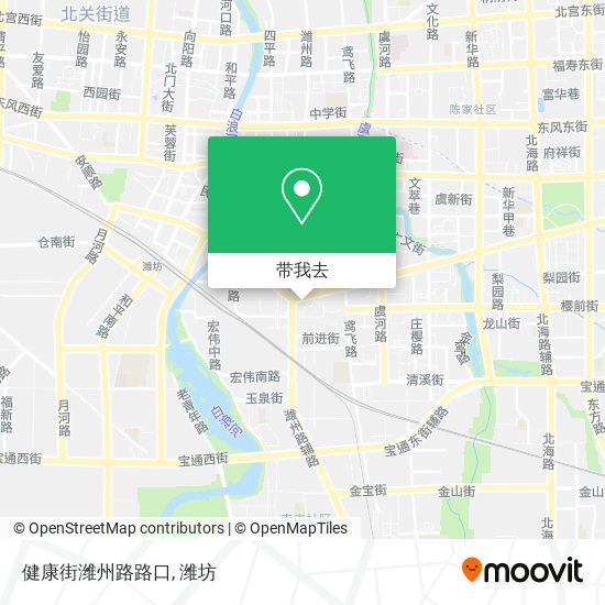 健康街潍州路路口地图