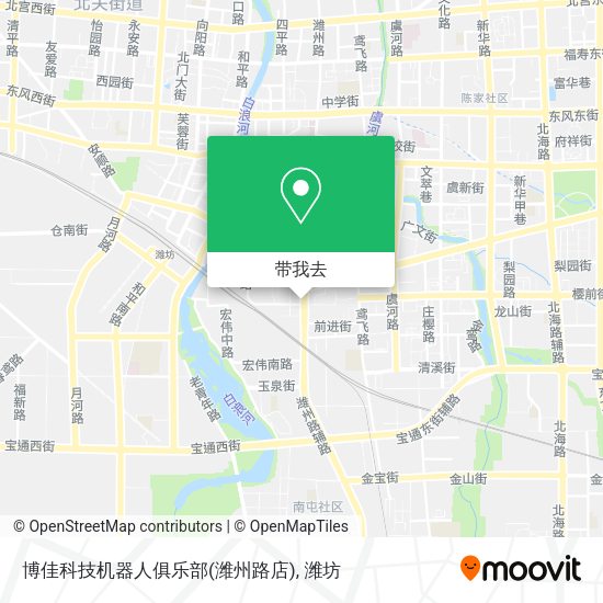 博佳科技机器人俱乐部(潍州路店)地图