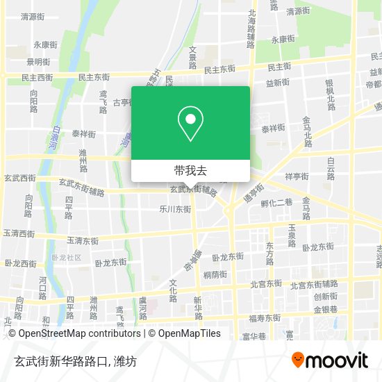 玄武街新华路路口地图