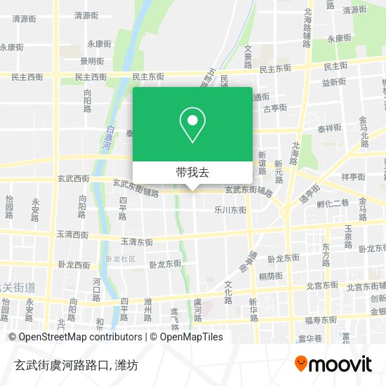 玄武街虞河路路口地图