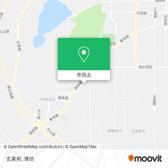 玄家村地图