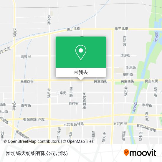 潍坊锦天纺织有限公司地图