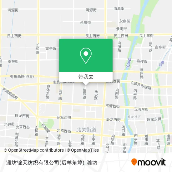潍坊锦天纺织有限公司(后羊角埠)地图