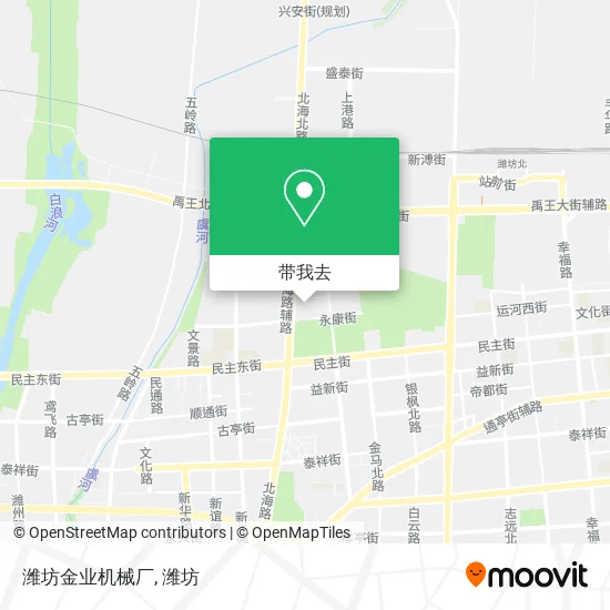 潍坊金业机械厂地图