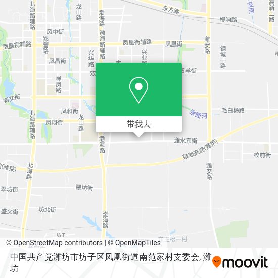 中国共产党潍坊市坊子区凤凰街道南范家村支委会地图