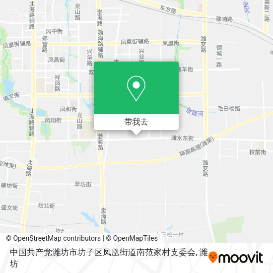 中国共产党潍坊市坊子区凤凰街道南范家村支委会地图