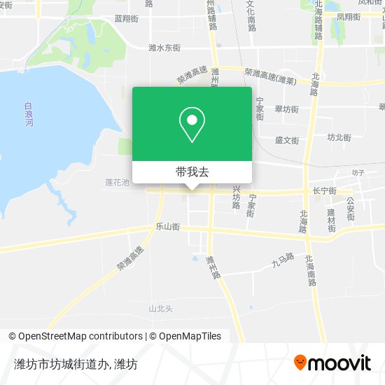 潍坊市坊城街道办地图