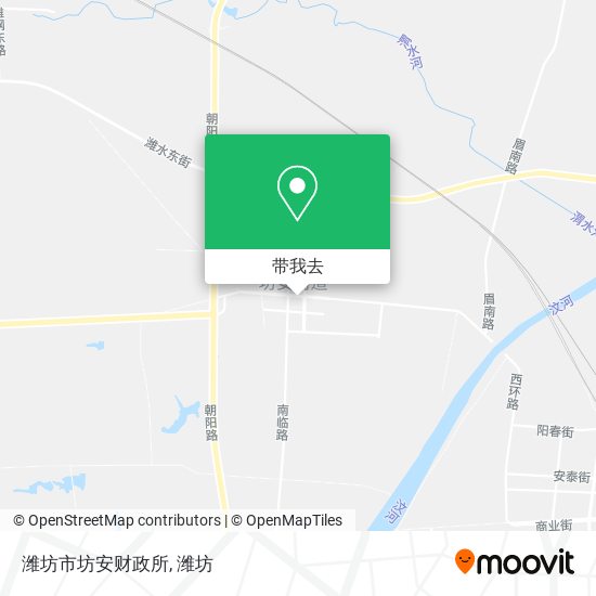 潍坊市坊安财政所地图