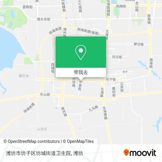 潍坊市坊子区坊城街道卫生院地图