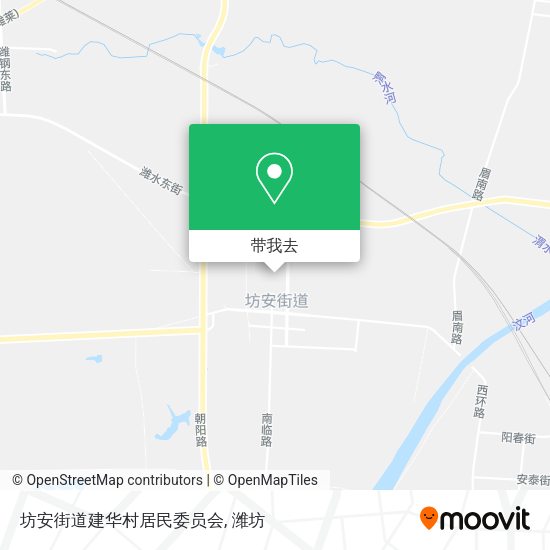 坊安街道建华村居民委员会地图