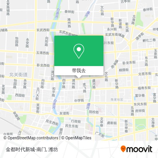 金都时代新城-南门地图