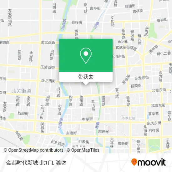 金都时代新城-北1门地图