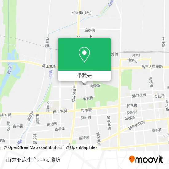 山东亚康生产基地地图