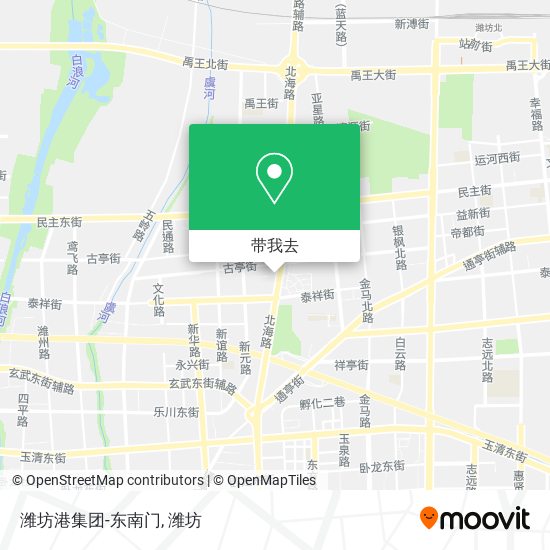 潍坊港集团-东南门地图