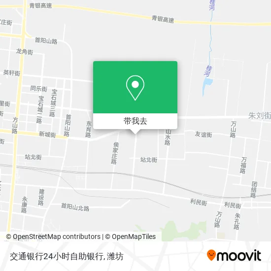 交通银行24小时自助银行地图
