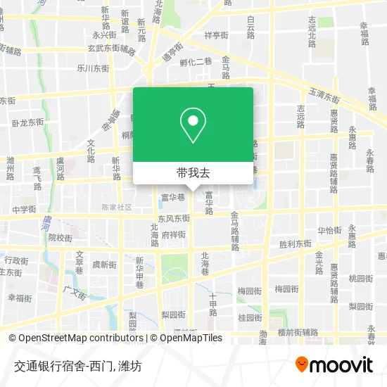 交通银行宿舍-西门地图