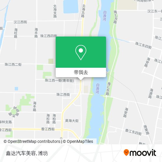 鑫达汽车美容地图